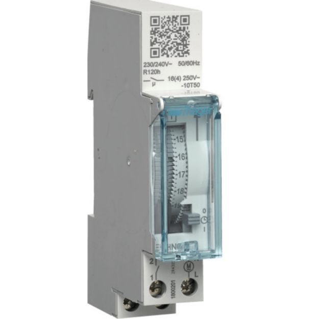 Imagem de INTERRUPTOR HORÁRIO 1 CANAL 16A 24H COM RESERVA