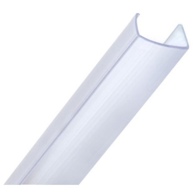 Imagem de PERFIL EM U PLÁSTICO 14x6mm PARA FITA DE LED 230V AC COM 2 METROS LEDUP