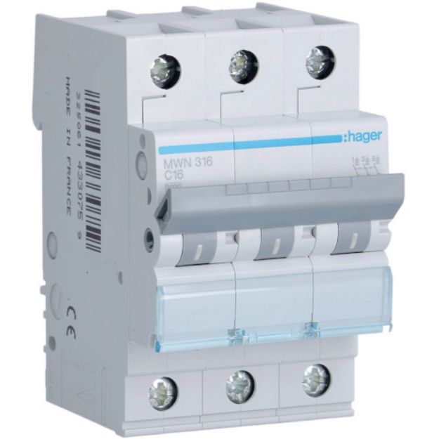 Imagem de DISJUNTOR TRIPOLAR 3kA 16A