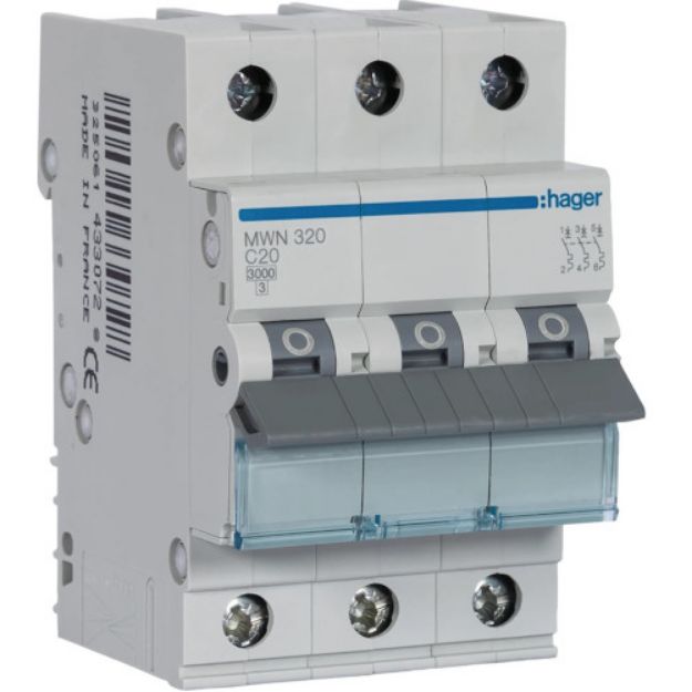 Imagem de DISJUNTOR TRIPOLAR 20A