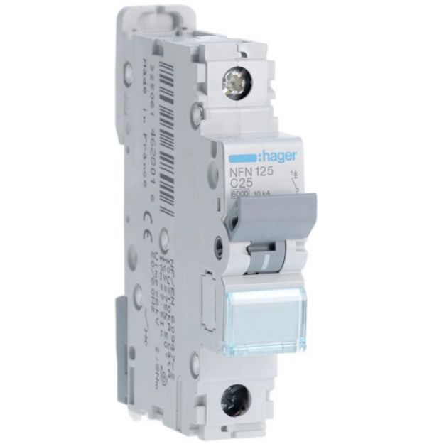 Imagem de DISJUNTOR UNIPOLAR 6/10kA 25A