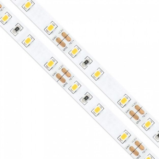 Imagem de FITA LED Nº LEDS 60pcs/Mt SMD 2835 12V DC 10.8W/Mt 1.250 Lm/Mt l 4000K 120º 50.000H IP20 8mm x 4mm CORTE 5cm/5cm